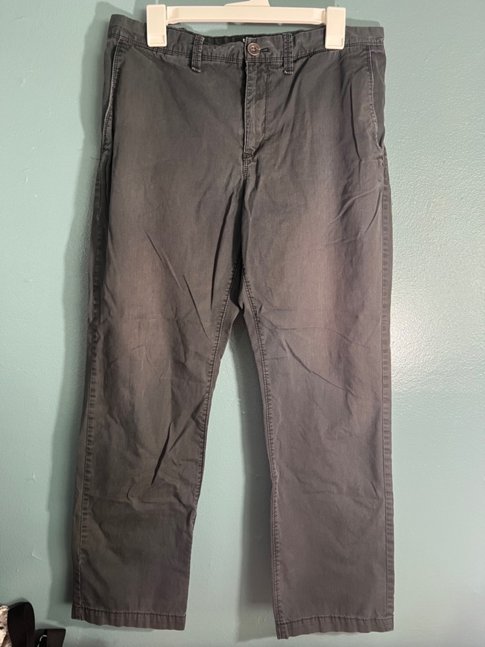 **3 for $12** Express Men's Charcoal Gray Chino Pants